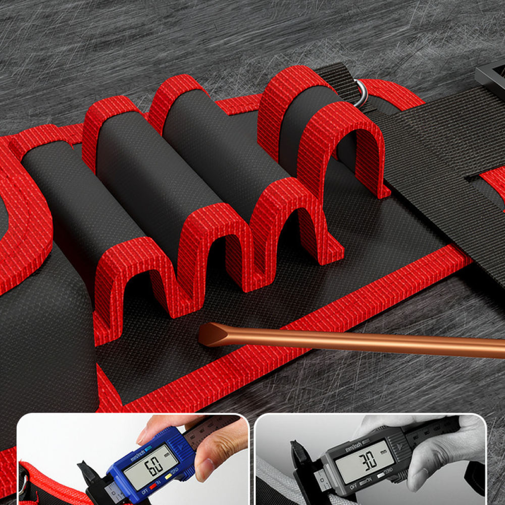 Wear Resistant Tool Waist Pouc - Heavy Equipment Electrician recension och pris