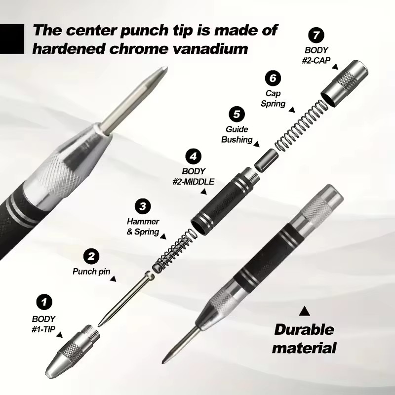 Auto Center Puncher Hole Marke - Heavy Equipment Bucket recension och pris