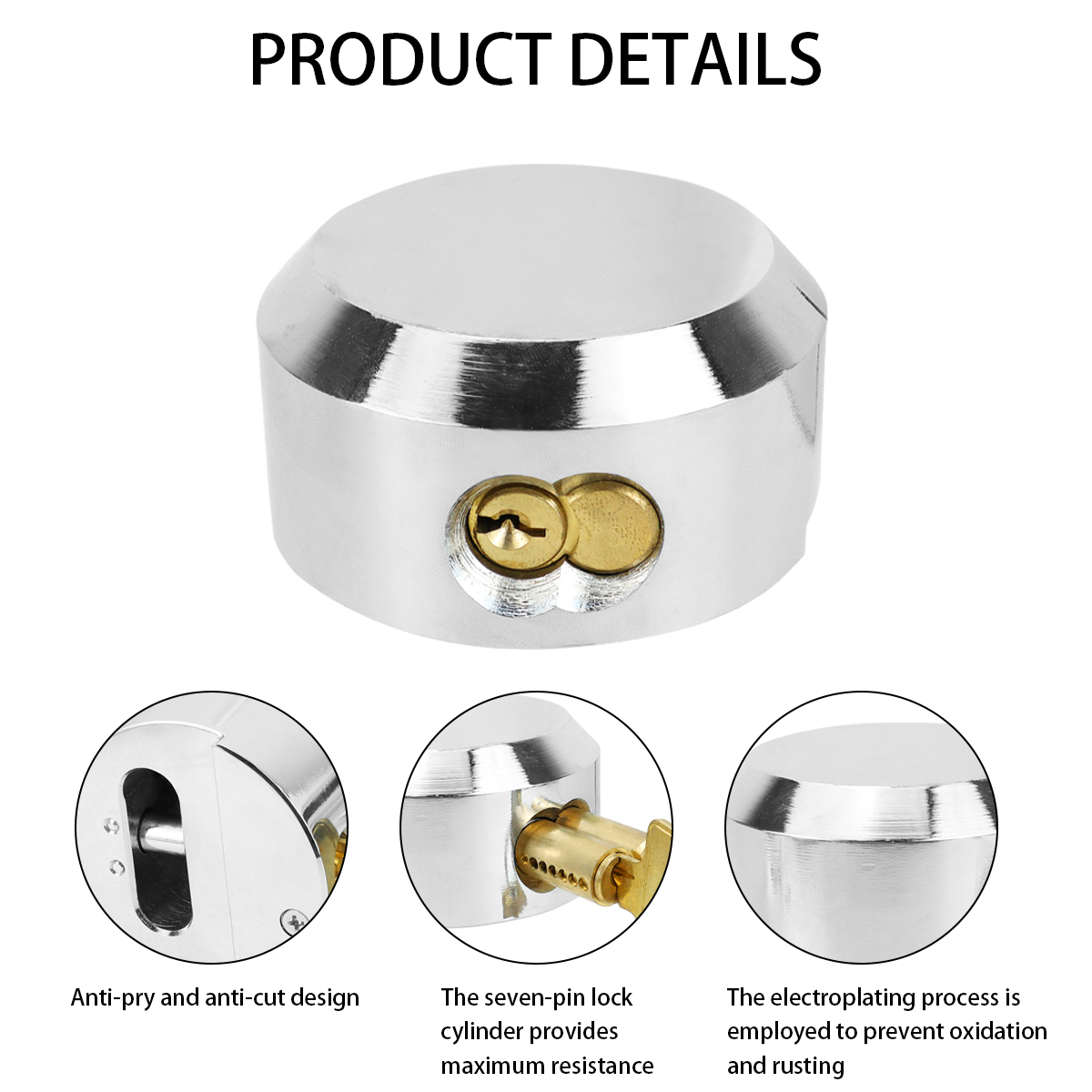 Heavy-duty steel circular lock - Heavy Equipment Grinder recension och pris