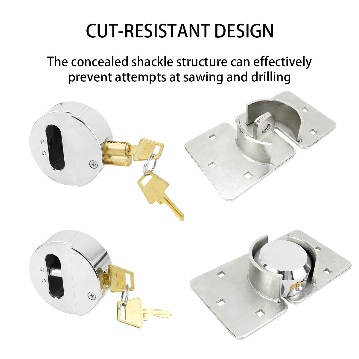 Heavy-duty steel circular lock - Heavy Equipment Grinder recension och pris