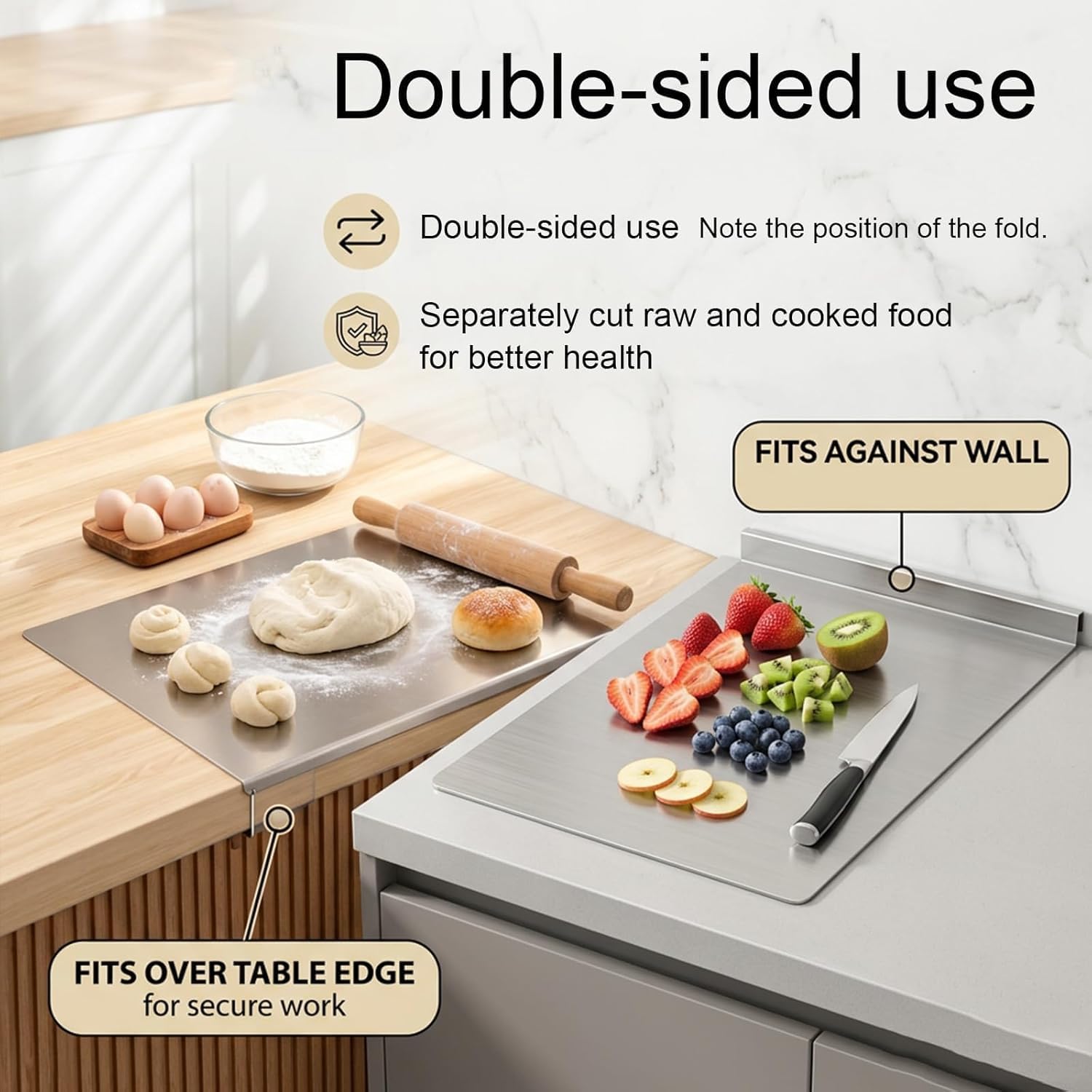 Stainless Steel Cutting Board  - Heavy Equipment Bucket recension och pris